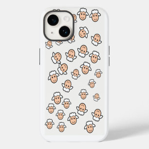 Funda Para iPhone 14 Cara de oveja linda para niños