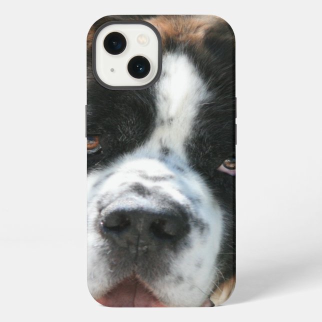 Funda Para iPhone Cara de San Bernard (Reverso )