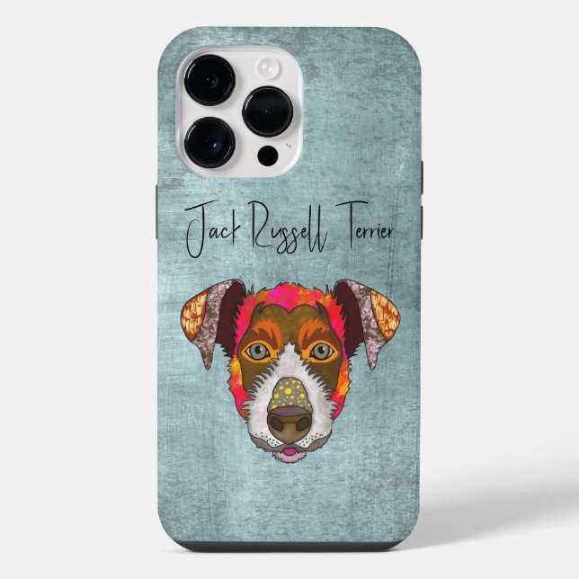 Funda Para iPhone Cara Fea de Jack Russell Terrier  (Reverso )
