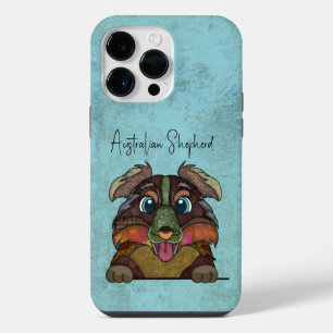 Funda Para iPhone 14 Pro Max Cara Fea de Pastor Australiano