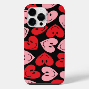 Funda Para iPhone 14 Pro Max Cara Feliz Corazón