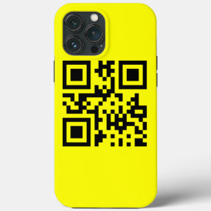 Funda Para iPhone 13 Pro Max ☺ Cara Feliz Emoji Sonriente -- Código QR