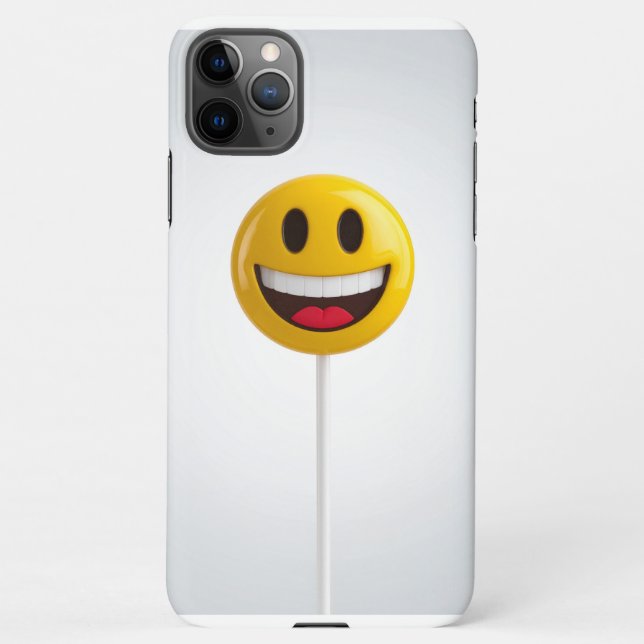Funda Para iPhone cara sonriente (Reverso)