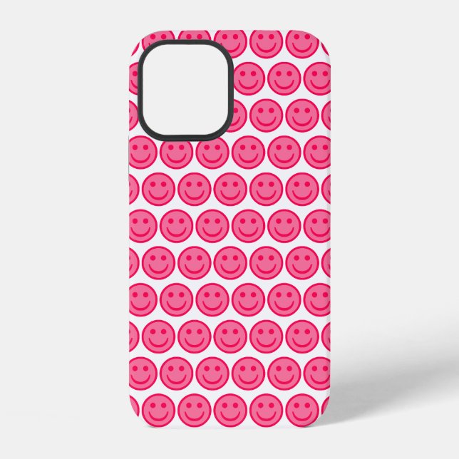 Funda Para iPhone Cara sonriente roja (Reverso )