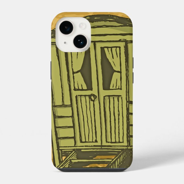 Funda Para iPhone Caravana gitana (Reverso )