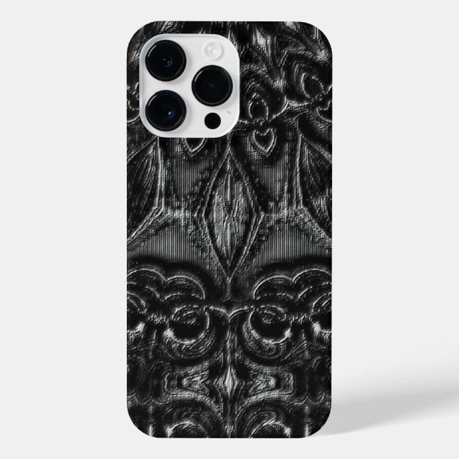 Funda Para iPhone Carbón Mandala (Reverso)