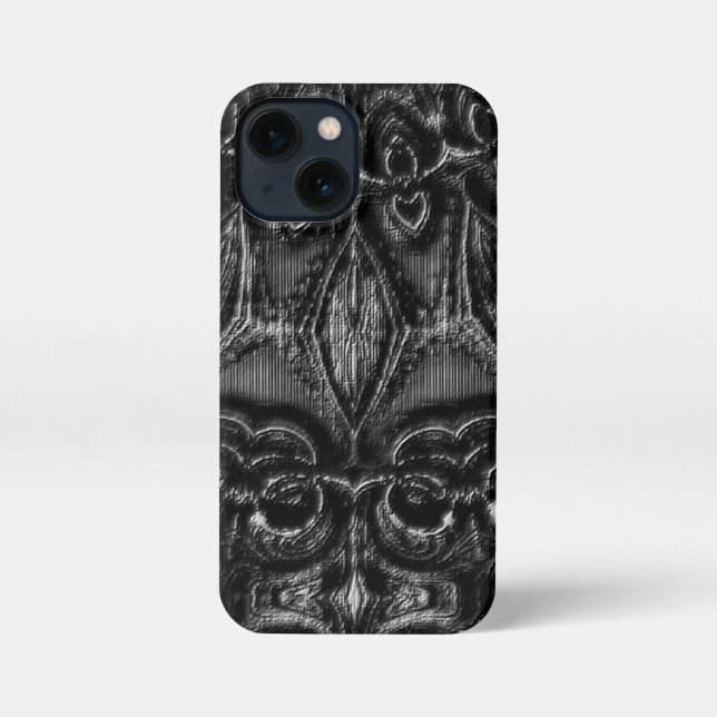 Funda Para iPhone Carbón Mandala (Reverso )