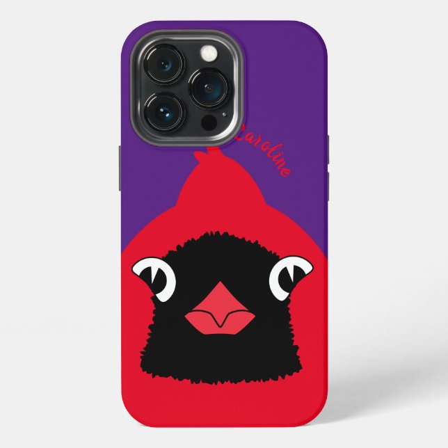 Funda Para iPhone Cardenal audaz (Reverso )