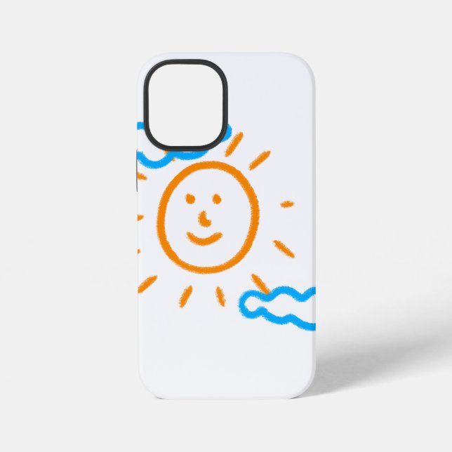 Funda Para iPhone Cargar los dibujos de los niños convierte los dibu (Reverso )