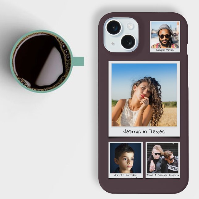 Funda Para iPhone Cargar tus fotos Moody Eggplant Purple (Subido por el creador)