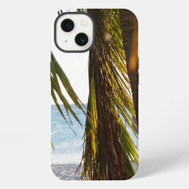 Funda Para iPhone Caribbean Beach Blis #2 #wall #art (Reverso )