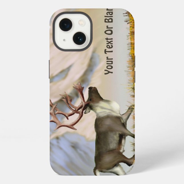 Funda Para iPhone Caribú de la Cordillera de Brooks (Reverso )