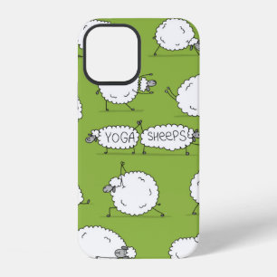 Funda Para iPhone 12 Carne divertida haciendo yoga, boceto