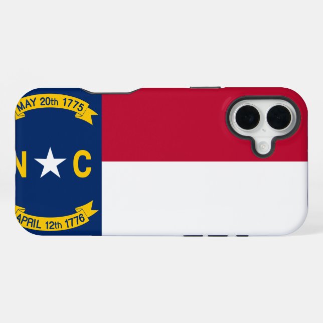 Funda Para iPhone Carolina del Norte (Reverso Horizontal)