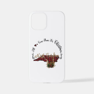Funda Para iPhone 12 Mini Carolina Del Norte Plaid All Vuelve A Casa Para Na