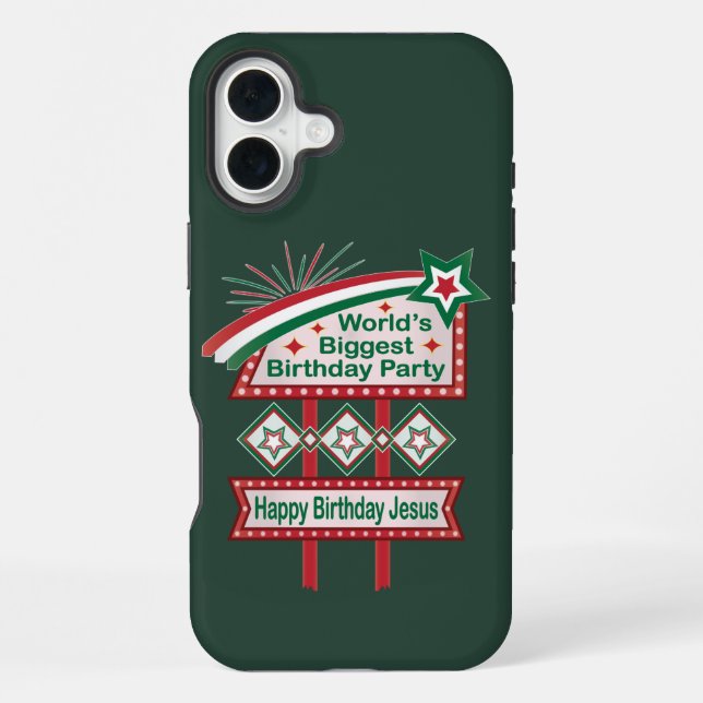 Funda Para iPhone Carpa para la fiesta de cumpleaños más grande del  (Reverso )