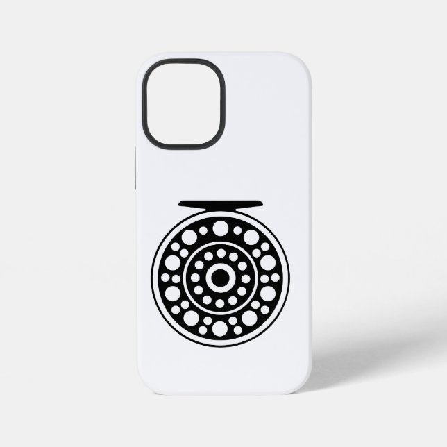 Funda Para iPhone Carrete de pescador de mosca (Reverso )