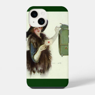 Funda Para iPhone 14 Carta de amor de mujer vintage victoriano día de S