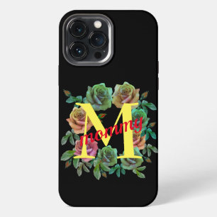 FUNDA PARA iPhone 13 PRO MAX CARTA PERSONALIZADA FLORAL MAMÁ