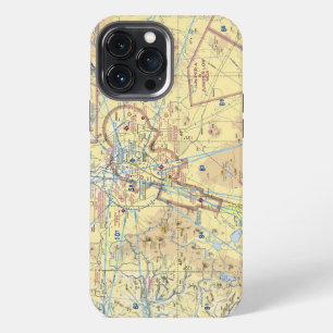 Funda Para iPhone 13 Pro Max Carta seccional de la sección de aviación del cond