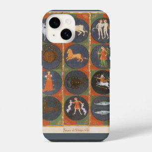 Funda Para iPhone 14 Carta Zodiacal Astrológica Celeste Vintage, 1475