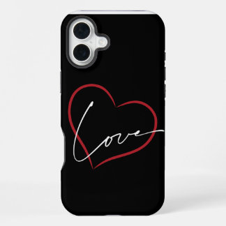 Funda Para iPhone 16 Plus cartel de amor escrito a mano 