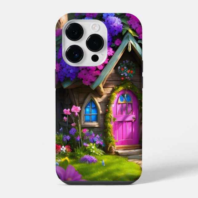 Funda Para iPhone Casa de Hadas (Reverso )