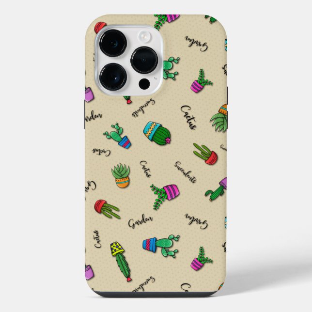 Funda Para iPhone Casa Linha Cactus (Reverso )