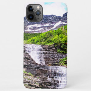 Funda Para iPhone 11Pro Max Cascadas de fusión glacial corren por montañas roc