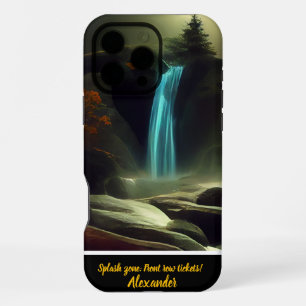 Funda Para iPhone 16 Pro Max Cascadas mágicas por la noche, únicamente tuyas Ca