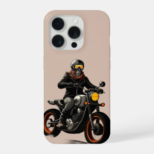 🏍️ Casco de cráneo Motociclista montando