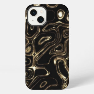 Funda para iPhone Case-Mate abstracta negra