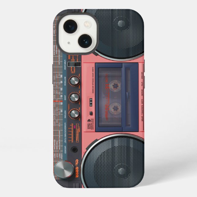Funda para iPhone Case-Mate Boombox Ghettoblaster  (Reverso )