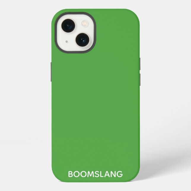 Funda para iPhone Case-Mate Boomslang color verde (Reverso )