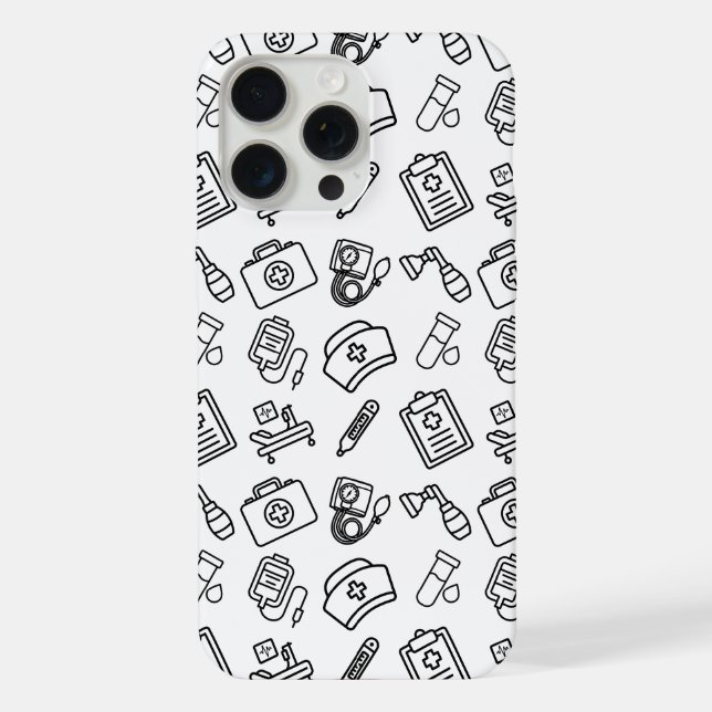 Funda para iPhone Case-Mate con patrón de icono de (Reverso )