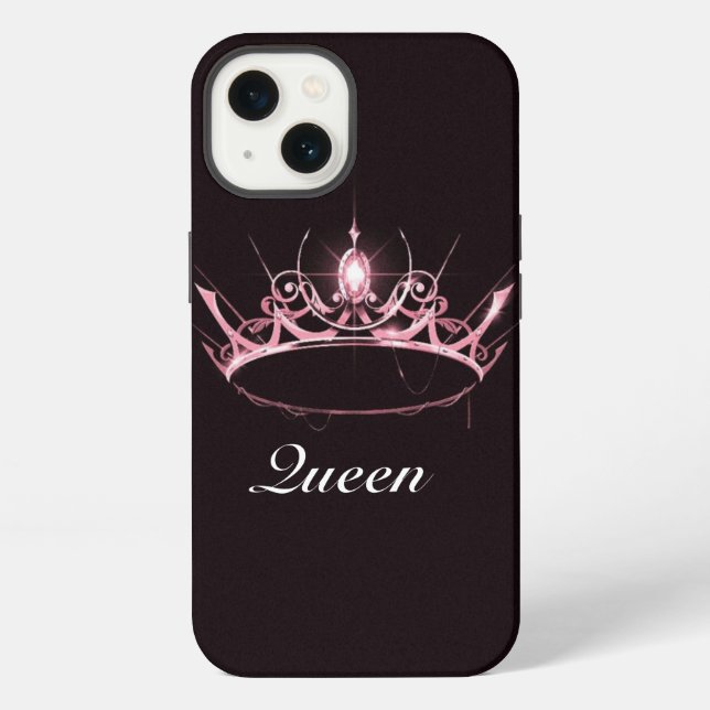 Funda para iPhone Case-Mate corona rosa (Reverso )