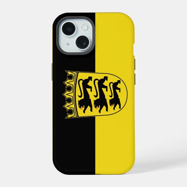 Funda para iPhone Case-Mate de la bandera de Baden (Reverso )