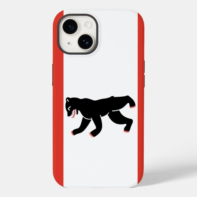 Funda para iPhone Case-Mate de la bandera de Berlí (Reverso )