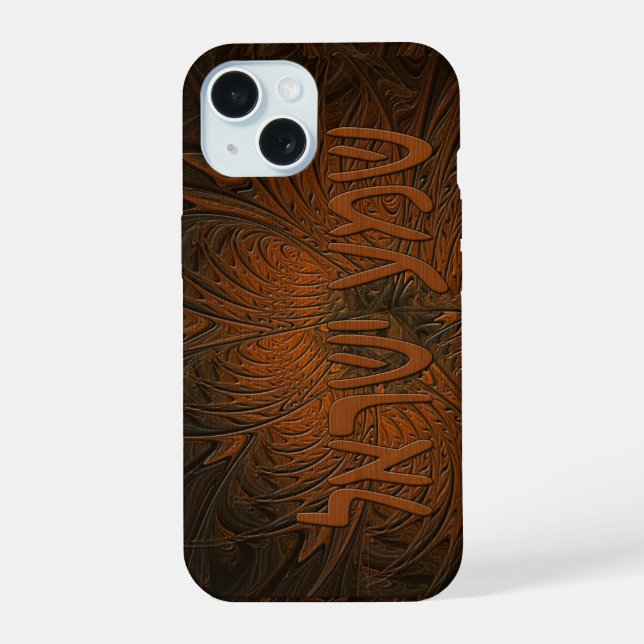 Funda para iPhone Case-Mate de madera tallada Shem (Reverso )