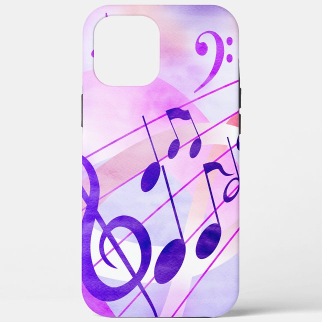 Funda para iPhone Case-Mate de MÚSICA (Reverso )
