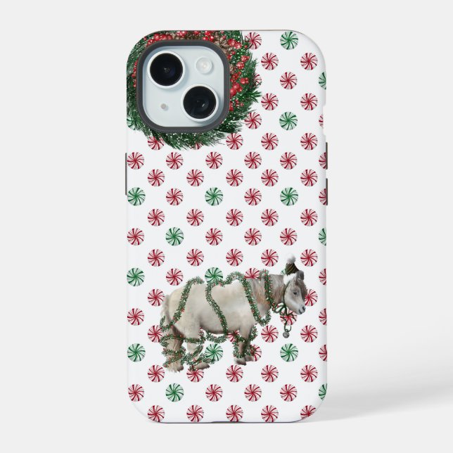 Funda para iPhone Case-Mate de pony Shetland de me (Reverso )