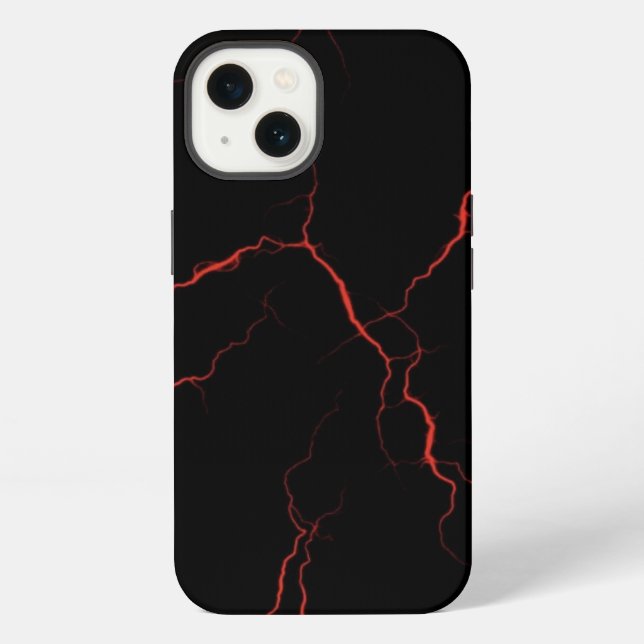Funda para iPhone Case-Mate de Rayo Rojo (Reverso )