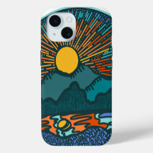 Funda para iPhone Case-Mate Montañas de Atardecer