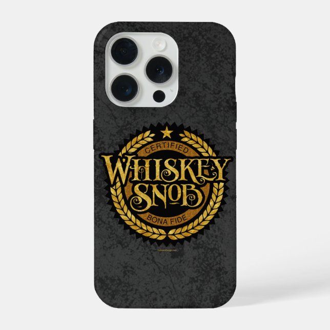 Funda para iPhone Case-Mate para Snob del Whisky (Reverso )