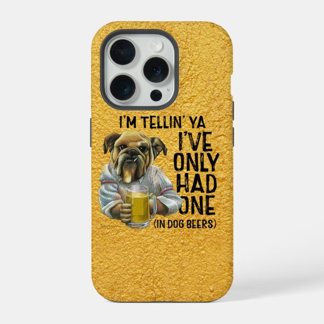 Funda para iPhone Case-Mate Perros Cerveza (Reverso )
