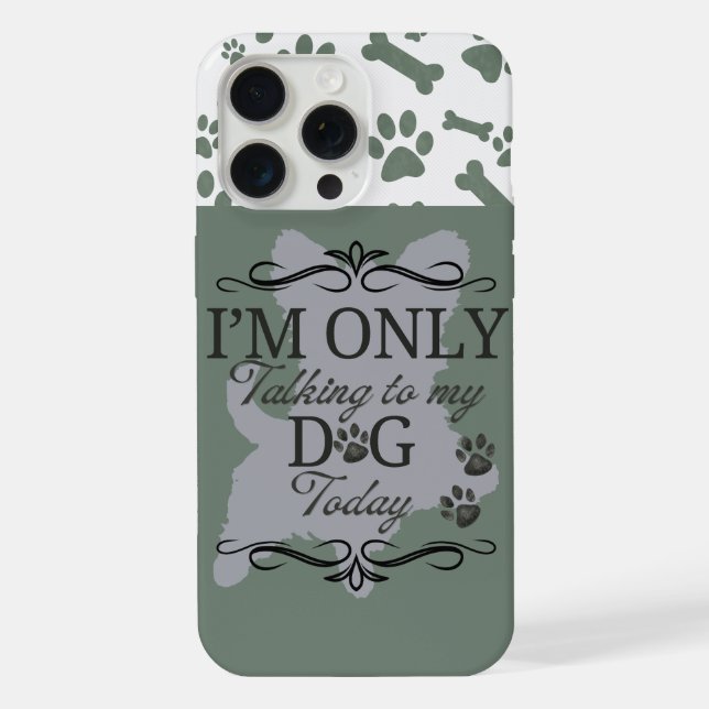 Funda para iPhone Case-Mate The Grey Dog (Reverso )