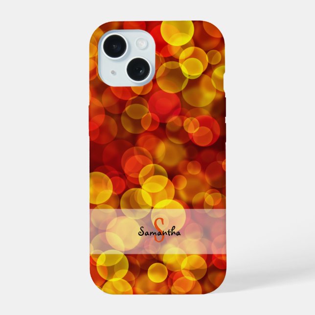 Funda para iPhone Case-Mate tonos de naranja (Reverso )