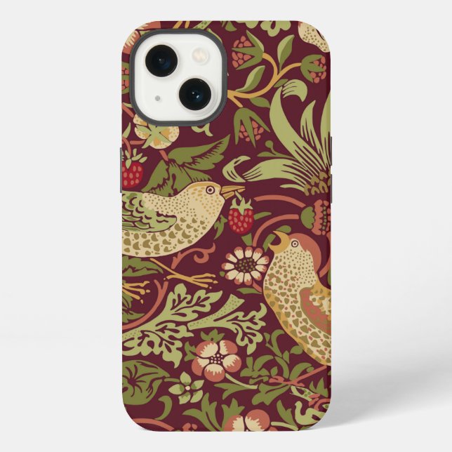 Funda para iPhone Case-Mate William Morris Strawbe (Reverso )
