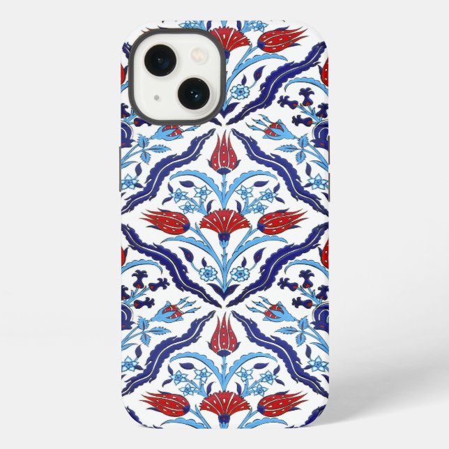 Funda Para iPhone caso de baldosas de Iznik (Reverso )