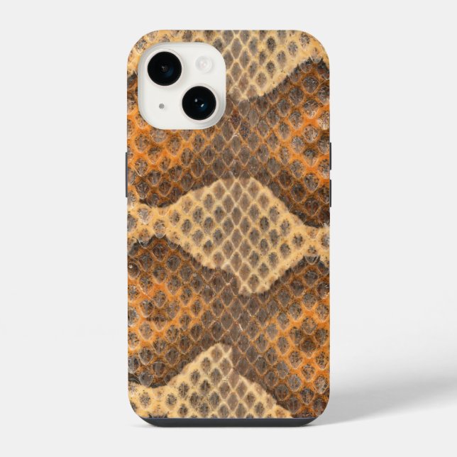 Funda Para iPhone Caso de Copperhead del Este (Reverso )